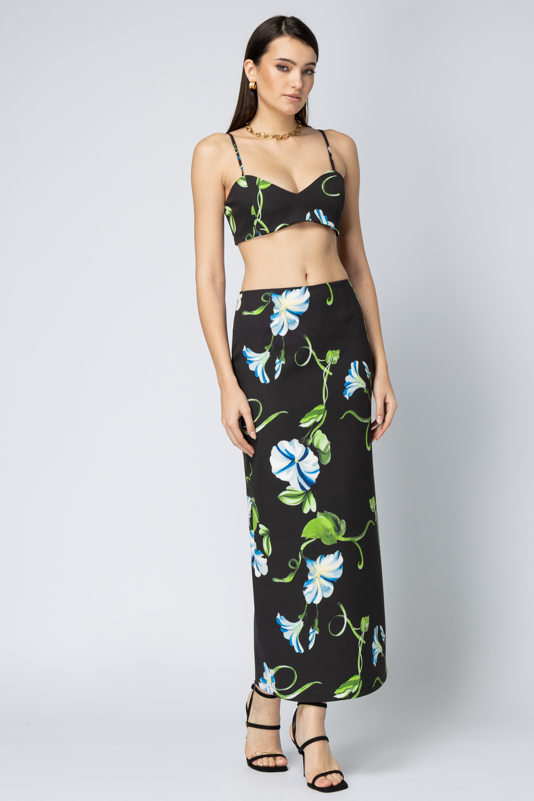 Noir midi skirt - Image 2