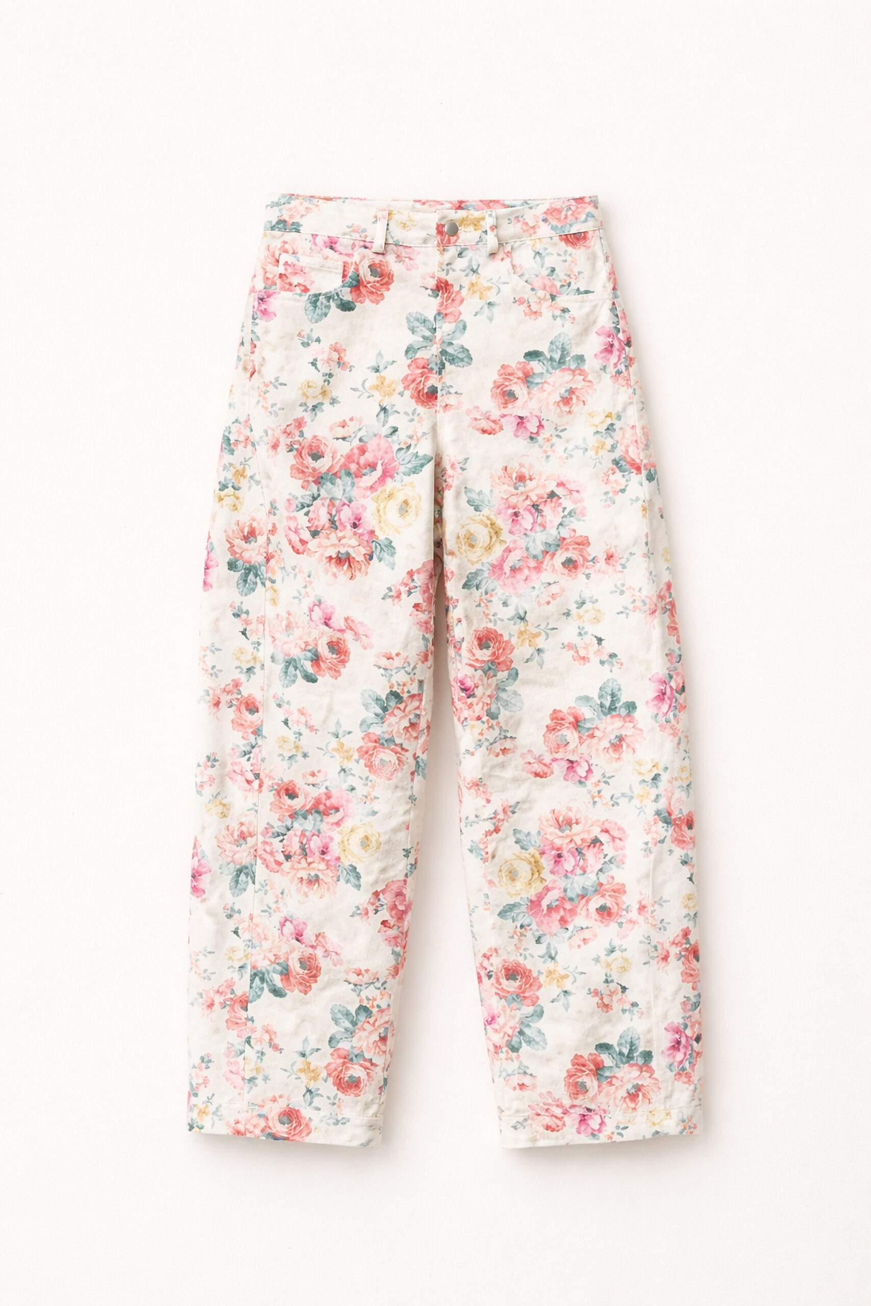 BIANCO FLORAL TROUSER - Image 2