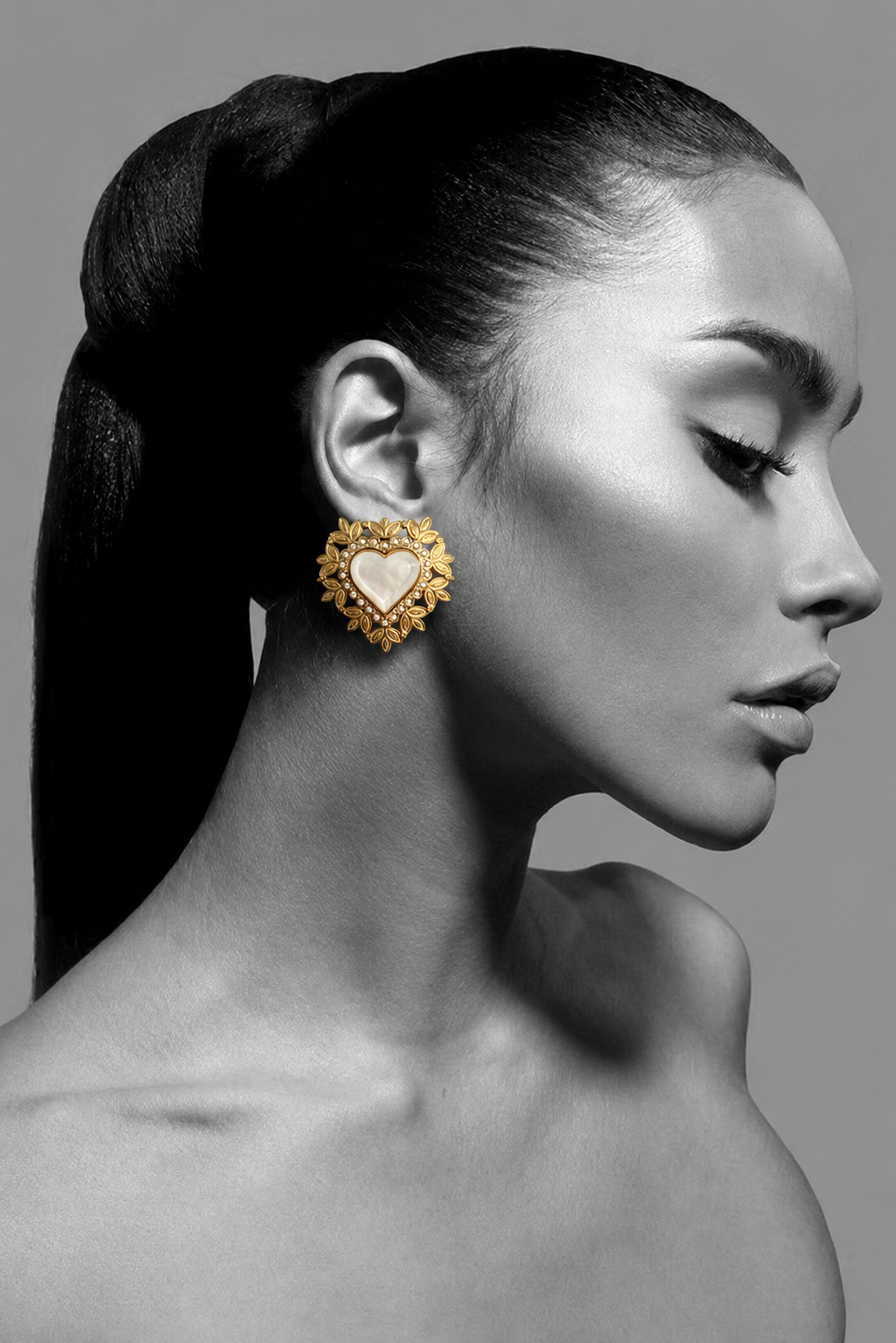 “Royal Heart Earrings”