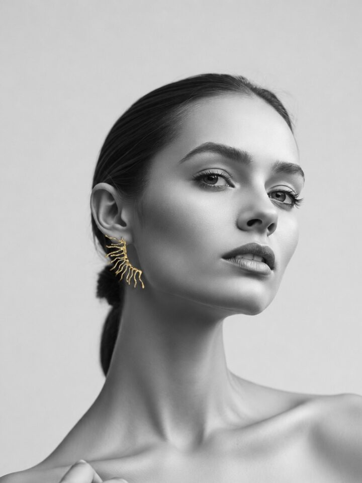 Coral Glow Earrings