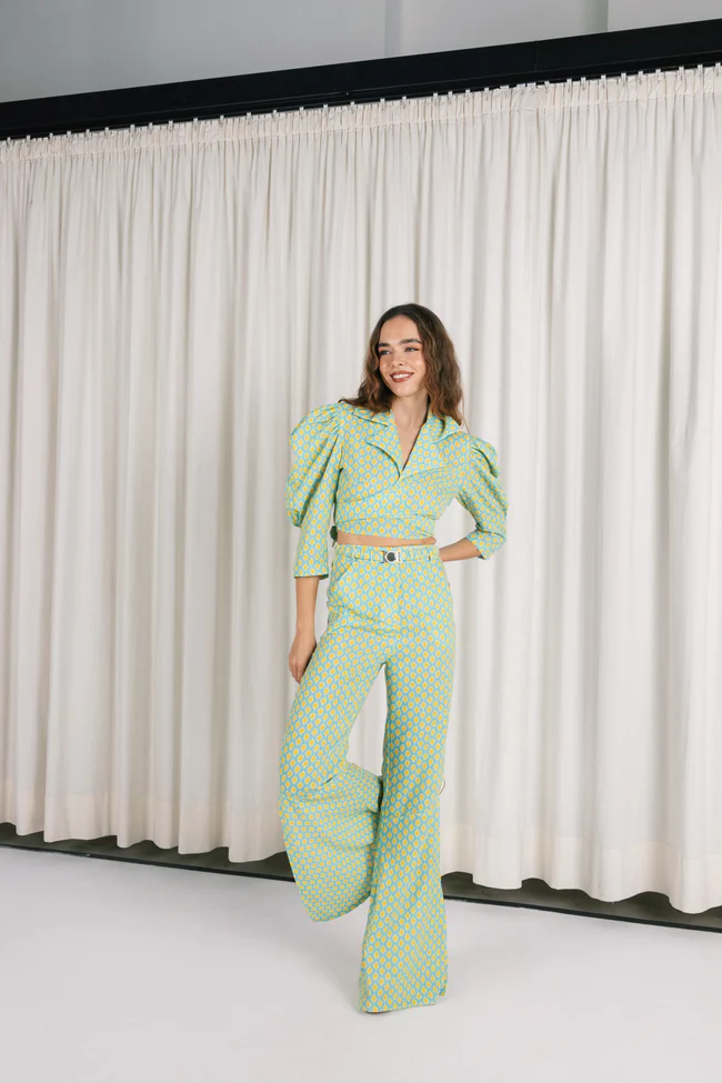 CALISTA BALLOON WRAP TOP - Image 2
