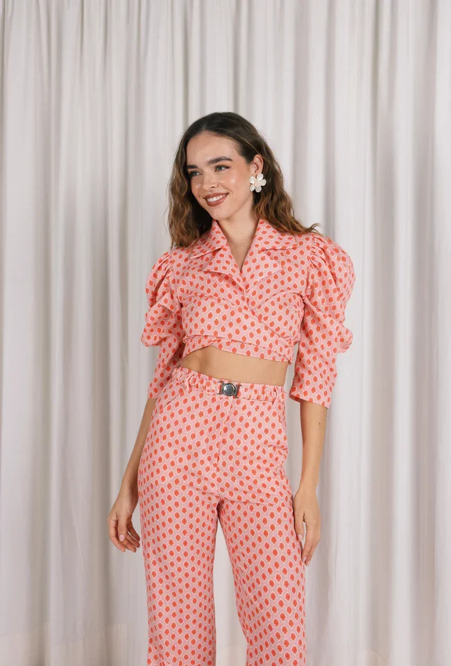 MIRELLA BALLOON WRAP TOP