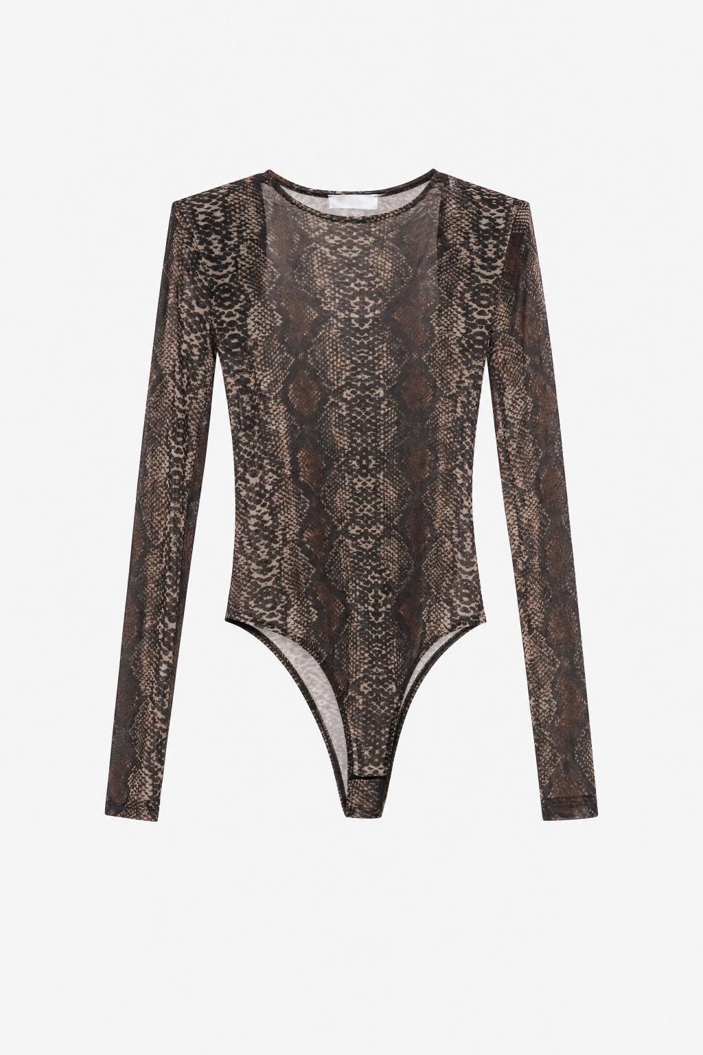 Python Sheer Bodysuit